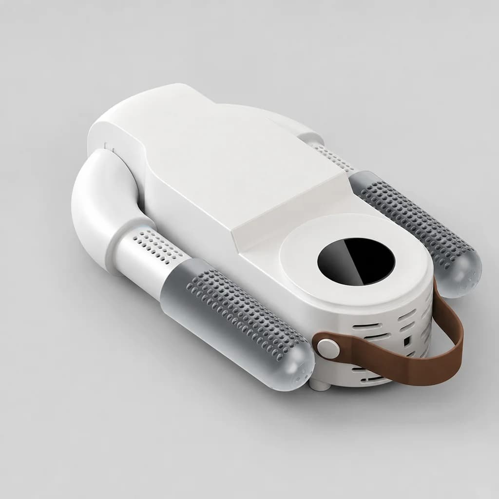 Foldable Electric Shoe Dryer with Touch Screen, figure 3