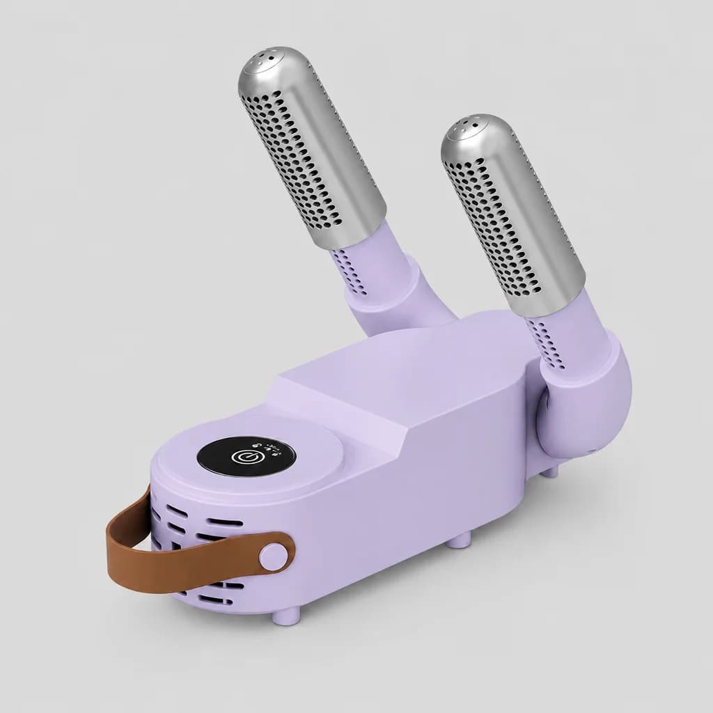 Foldable Electric Shoe Dryer with Touch Screen, figure 2